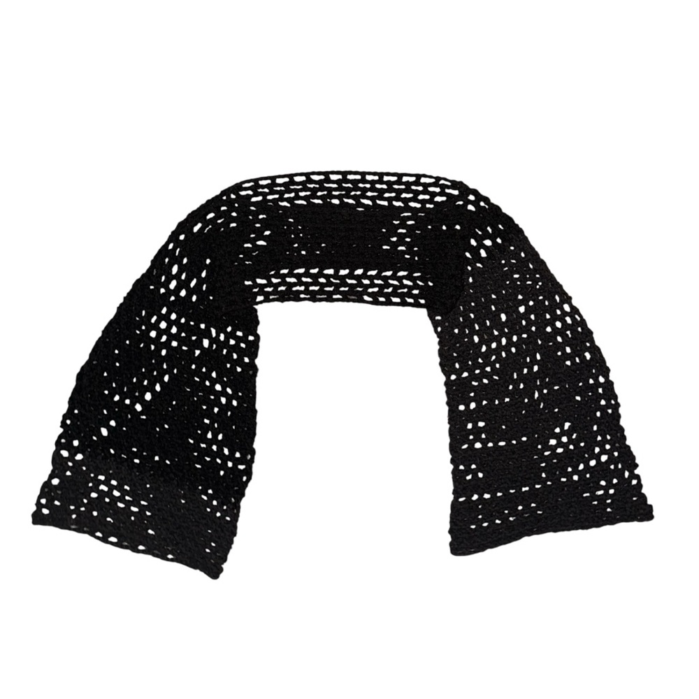 Black Bell Sleeve Crochet Shrug 🦇